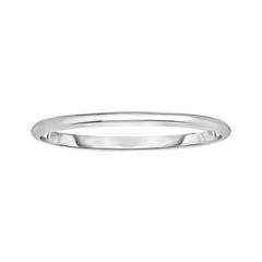 Sterling Silver 7.5in Polished Bangle with Box with Figure 8 Clasp