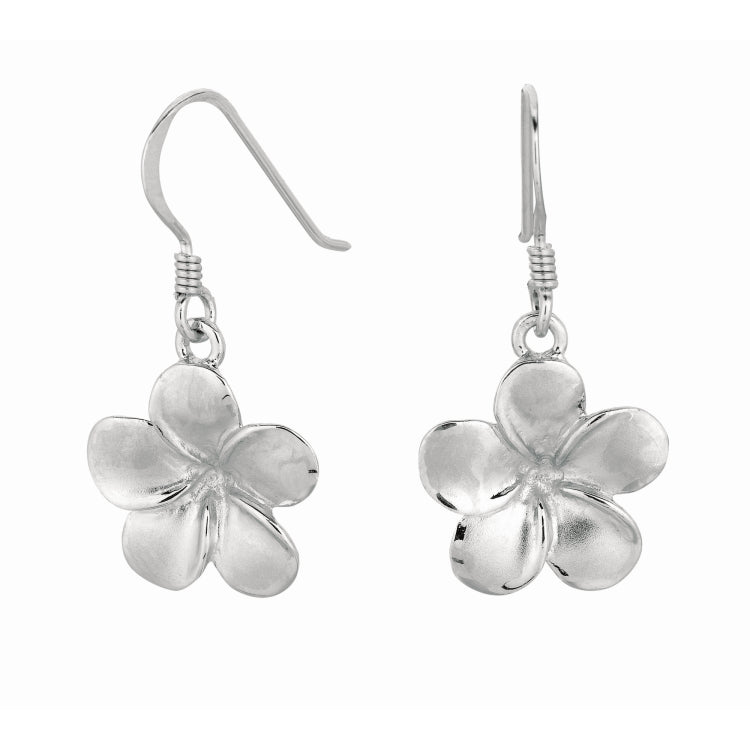 Sterling Silver Polished Earring with Euro Wire Clasp