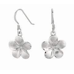 Sterling Silver Polished Earring with Euro Wire Clasp