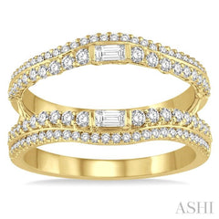 3/4 ctw Diamond Insert Ring in 14K Yellow Gold