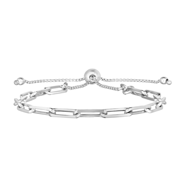 Sterling Silver 9.25in Diamond Cut/ Textured Bracelet with Draw String Clasp