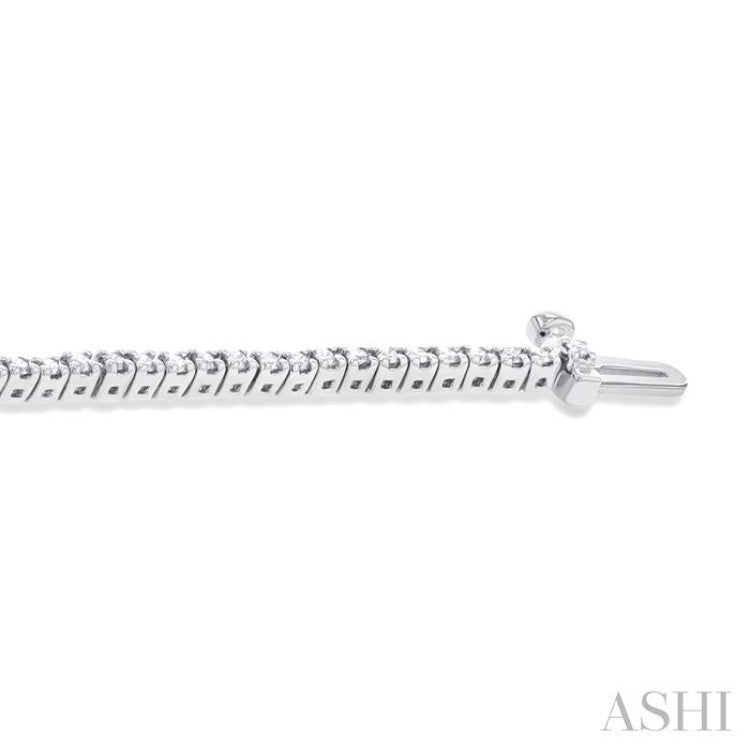 1 ctw Round Cut Diamond Tennis Bracelet in 14K White Gold