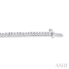 1 ctw Round Cut Diamond Tennis Bracelet in 14K White Gold