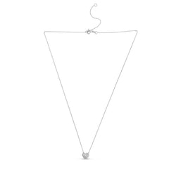 14K Gold Scribbles Heart Necklace
