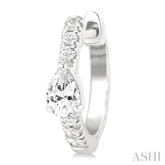 .40CTRDDM PETITE HUGGIE ER WG 14K-G*