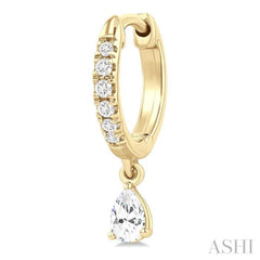 .40CTRDDM PETITE HUGGIE ER YG 14K-G*