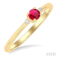 3.5MMRDRB .02CTRDDM 3ST PET RG YG 10K G*