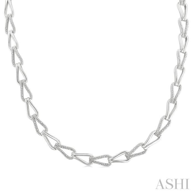 .25CTRDDM BOLD KNOT OPEN LINK NK SL-S*