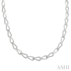 .25CTRDDM BOLD KNOT OPEN LINK NK SL-S*