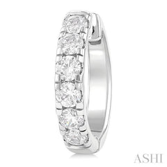 1.50CTRDDM ROUND DM HOOP ER WG 14K-G*