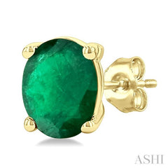 4X3MMOV EM STUD PR ER YG 14K-@*