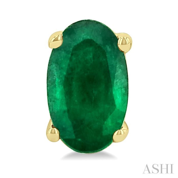 5X3MMOV EM STUD PR ER YG 14K-@*