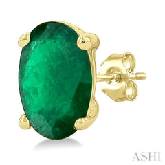 5X3MMOV EM STUD PR ER YG 14K-@*