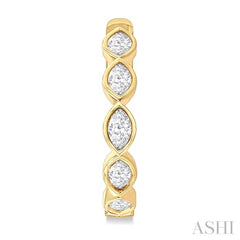 1.00CTMQDM MQ BEZEL HOOP ER YG 14K G*