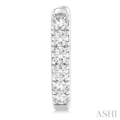 .50CTRDDM ROUND DM HOOP ER WG 14K-G*