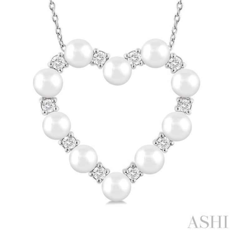 4MMRDWP .30CTRDDM HEART PD WG 14K-G+CH*