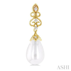 8X6MM DSPR WP .05CTRDDM ER YG 10K-G*