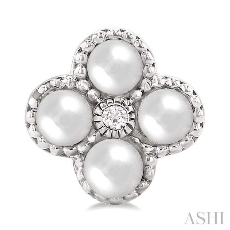 3MM WP .02CTRDDM CLOVER ER WG 10K-G*