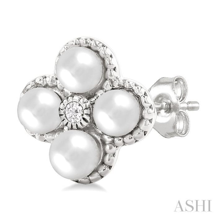 3MM WP .02CTRDDM CLOVER ER WG 10K-G*