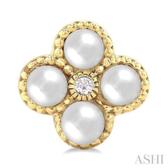 3MM WP .02CTRDDM CLOVER ER YG 10K-G*