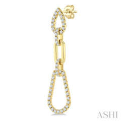 .75CTRDDM INTERLINK ER YG 14K-G