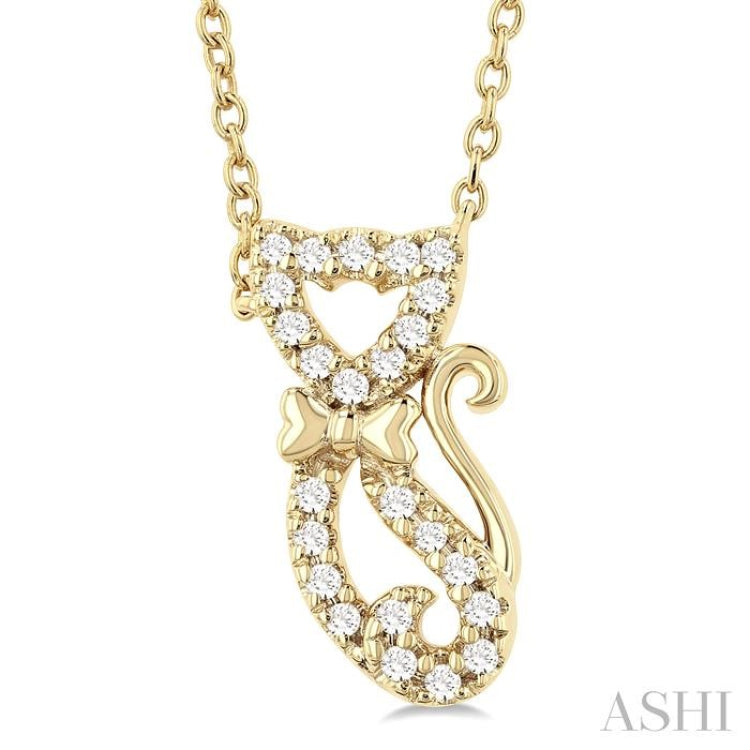 .10CTRDDM CAT PETITE PD YG 10K-S+CH*