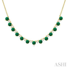 3.5MMRDEM.50CTDM 1/3 TNISNK PR YG 14K-G*